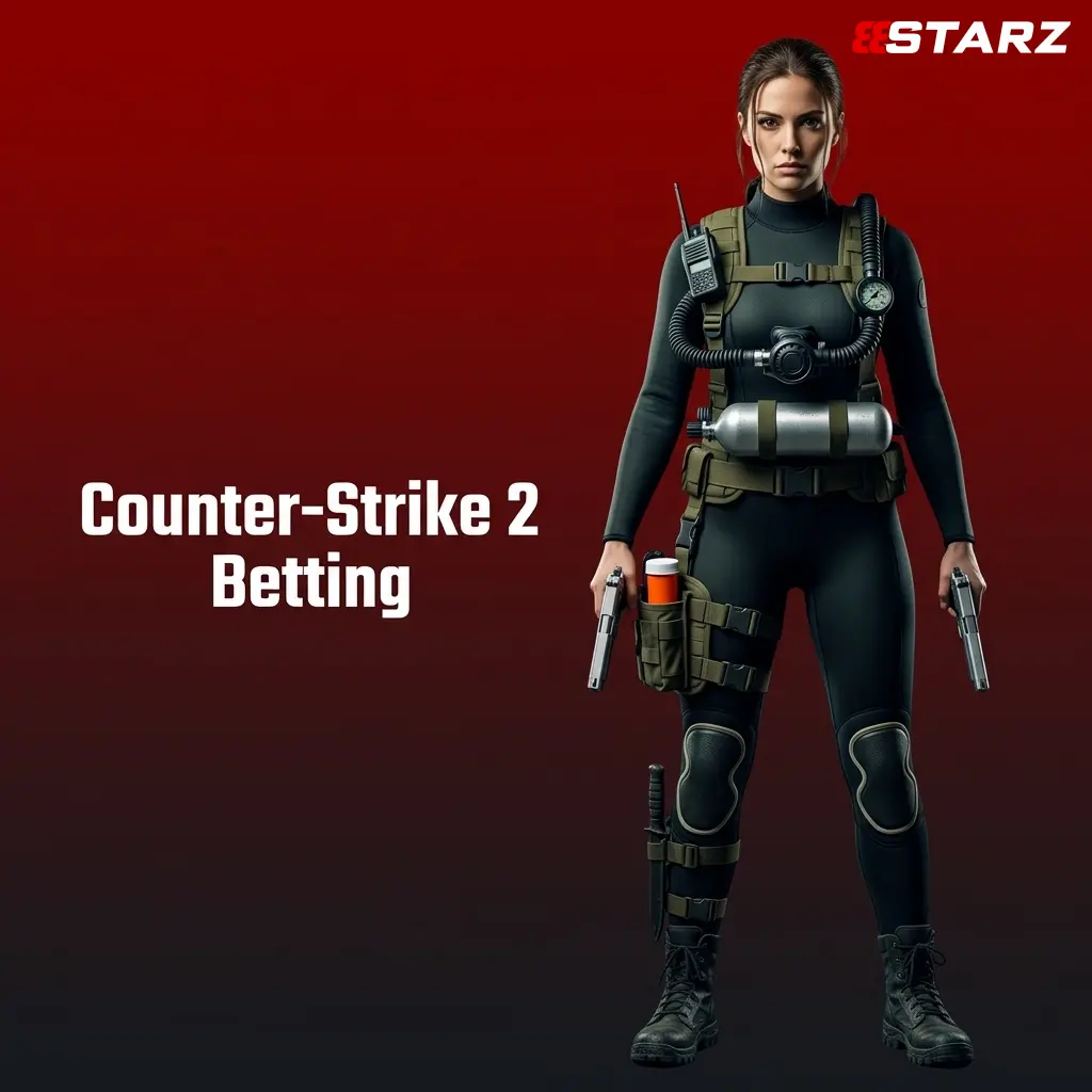 Counter-Strike 2 competitive match betting with players, in-game action, and esports wagering odds displayed